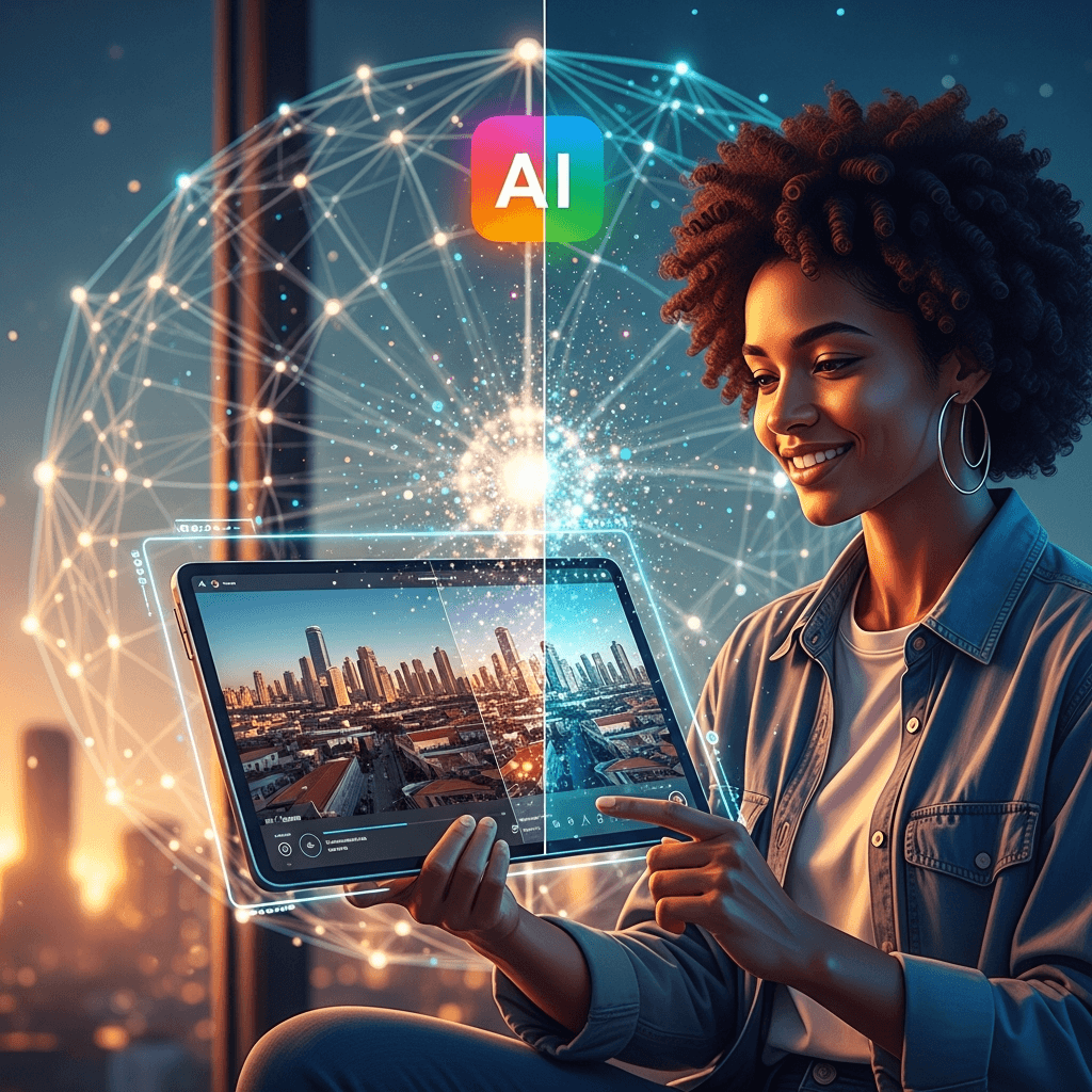 Tecnologia avançada e edição de video